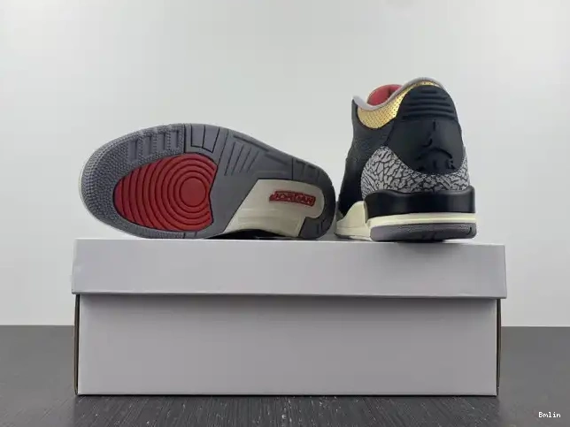 Bmlin Shoes CK9246-067 Air Black 3 Jordan Gold WMNS 0511